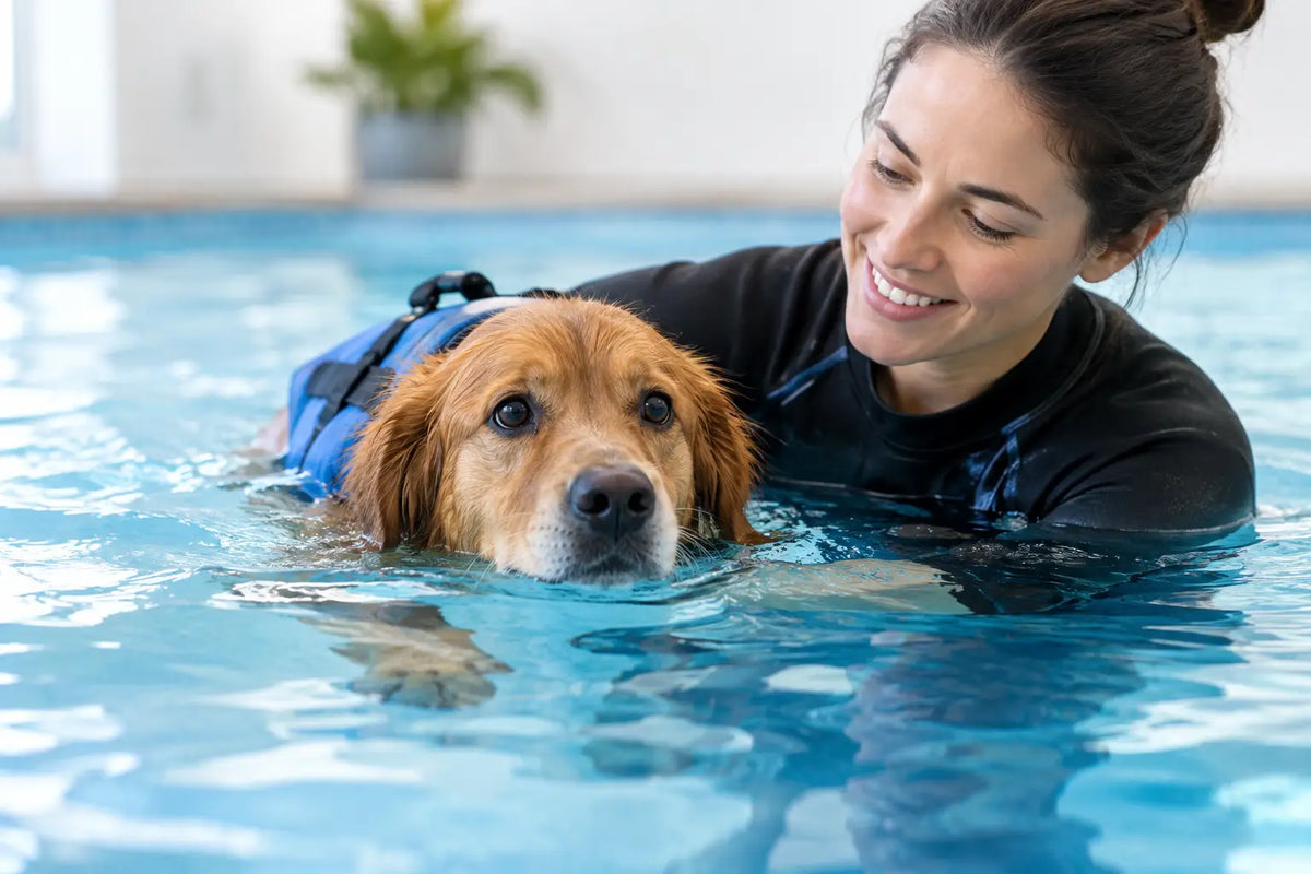 Swimming Lessons for Nervous Dogs Made Gentle